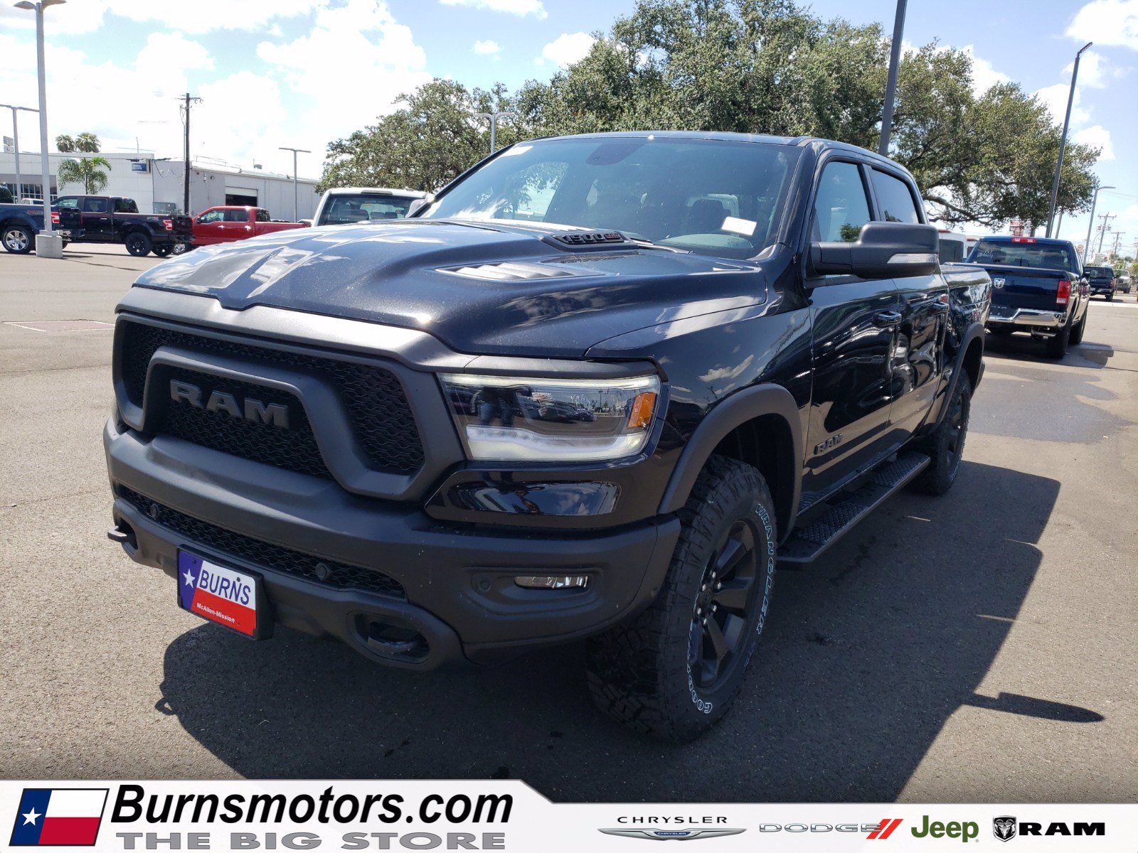 New 2020 Ram 1500 Rebel Black Crew Cab 4×4