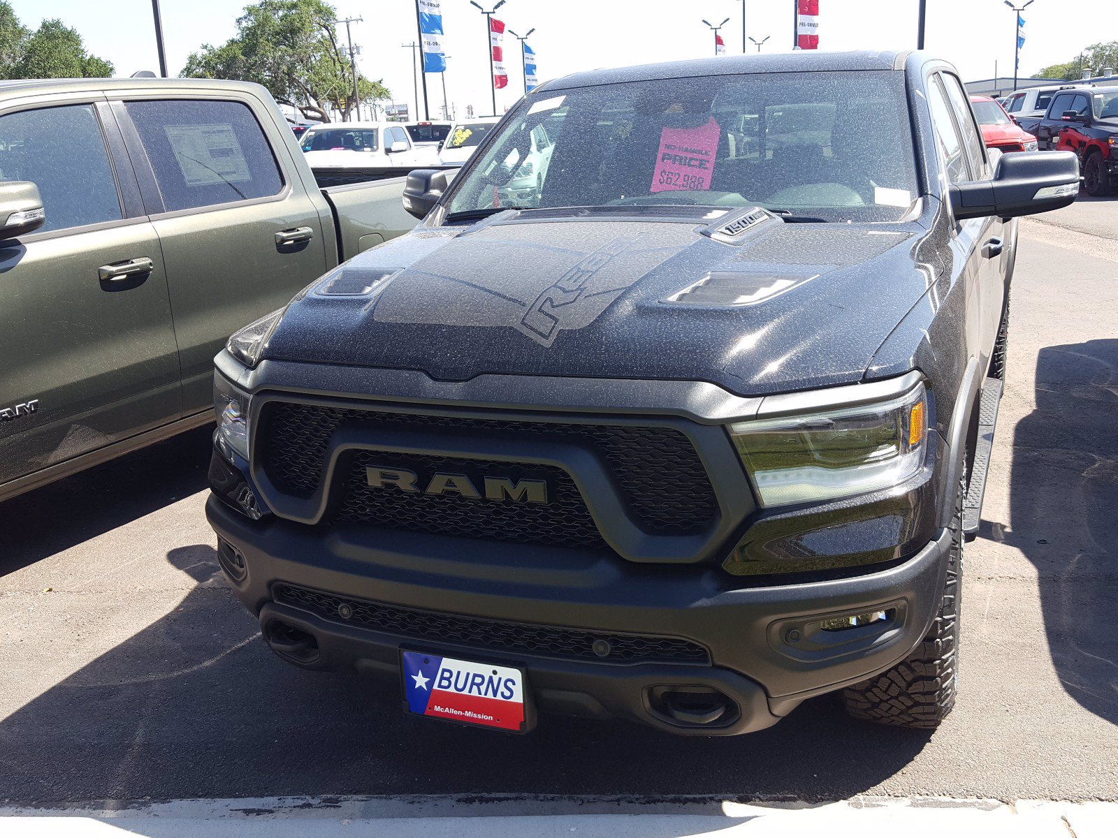 New 2020 RAM 1500 Rebel Black Crew Cab 4×4