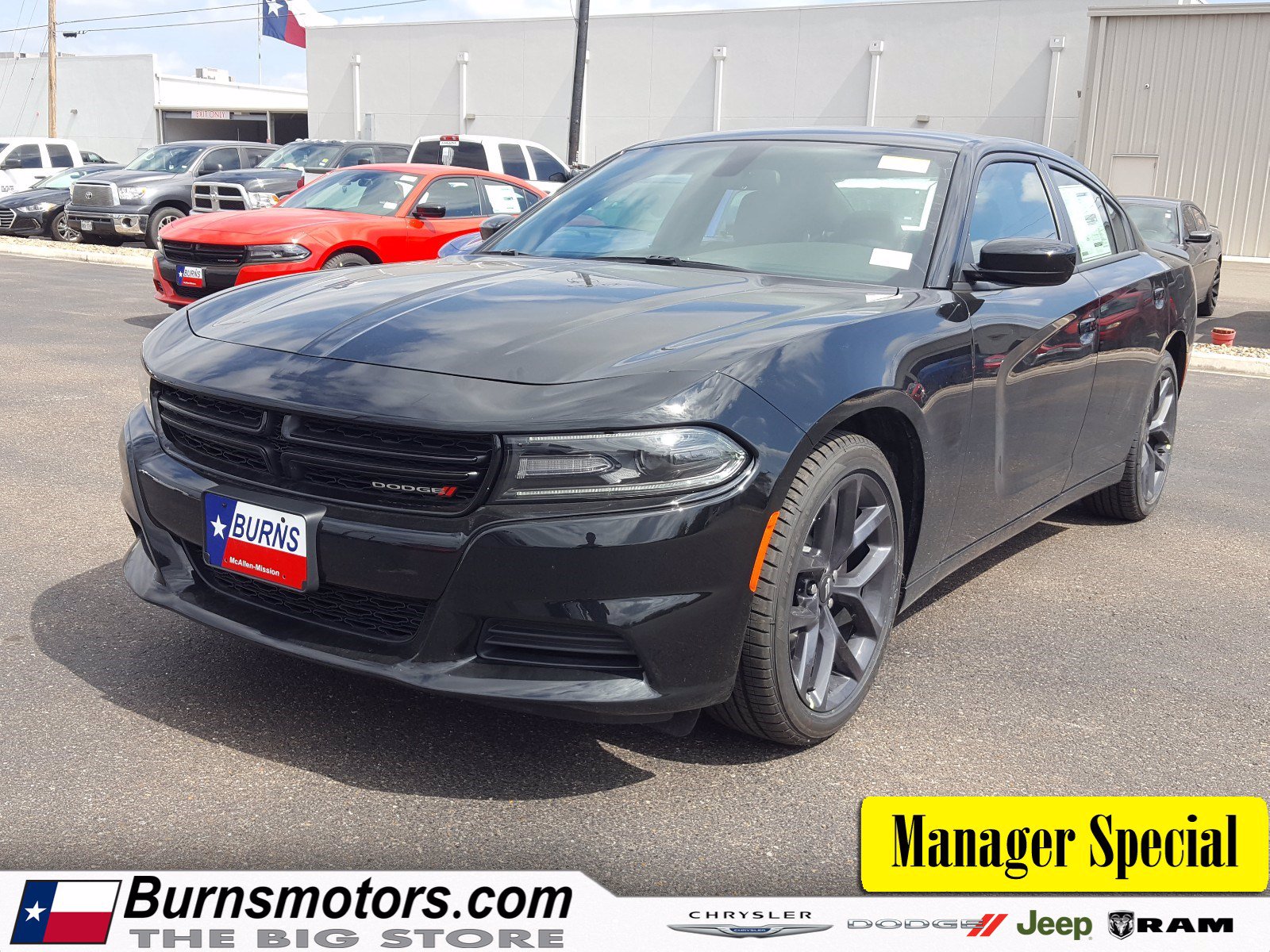 New 2020 DODGE Charger SXT Blacktop Sedan in McAllen #20686 | Burns ...