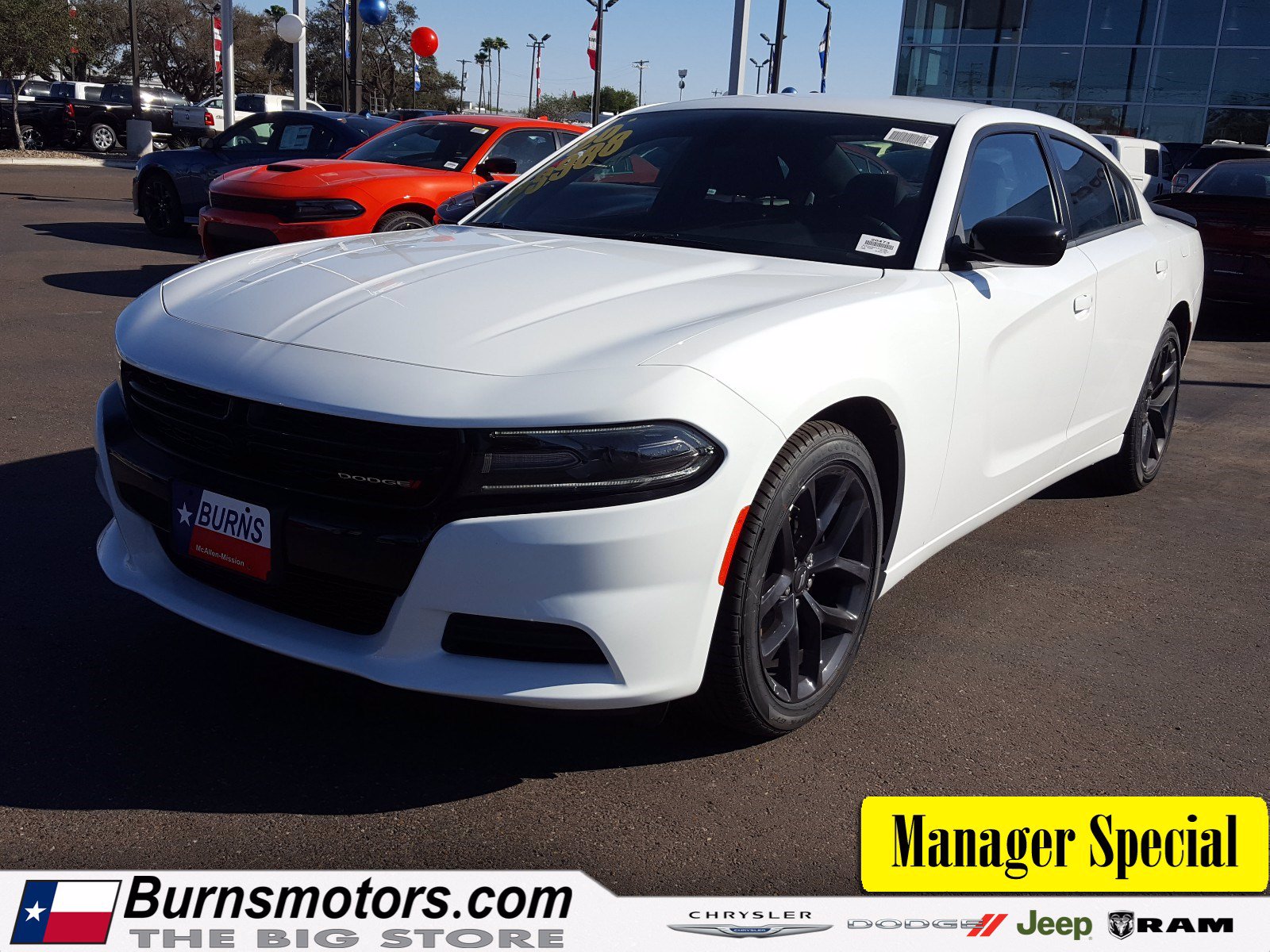 New 2020 DODGE Charger SXT Blacktop Sedan in McAllen #20473 | Burns ...