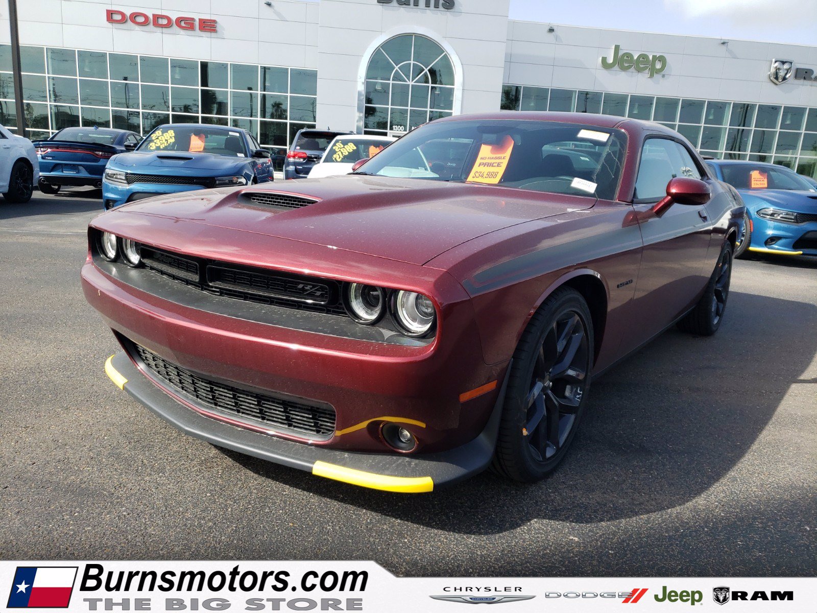 New 2020 DODGE Challenger R/T Blacktop Coupe in McAllen #201111 | Burns ...