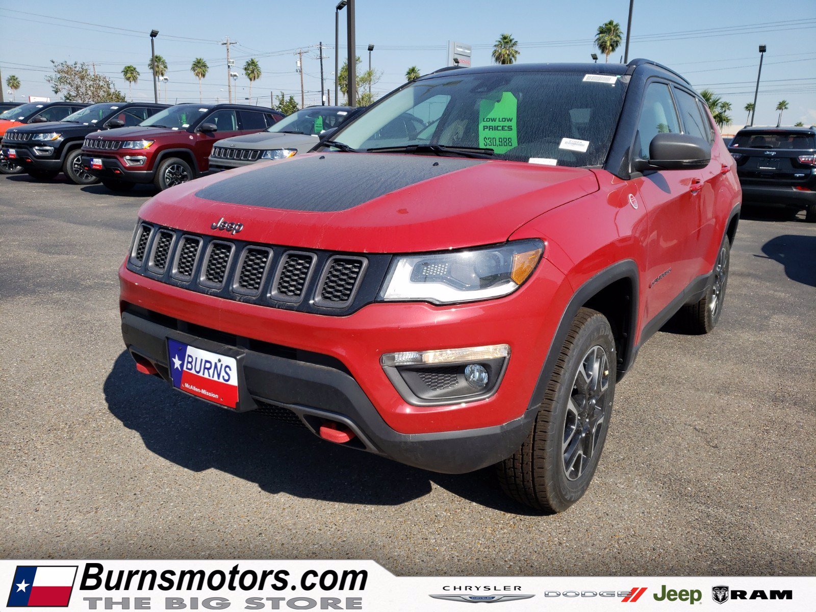 New 2021 JEEP Compass Trailhawk Sport Utility in McAllen #21024 | Burns ...